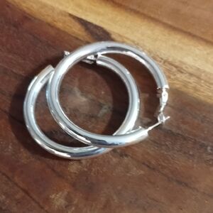 Sterling Silver Hoop Earrings